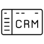 Crm Software Interface Black Outline free icon for commercial use