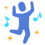 Dance Party Music free icon for commercial use