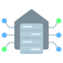 Data Center Warehouse Building free icon for commercial use