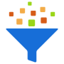 Data Funnel Flow free icon for commercial use