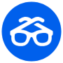 Degreed Blue Logo Symbol Circle Round free icon for commercial use