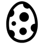 Easter Egg Black icon