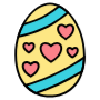 Easter Egg Heart Decoration icon