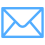 Email Blue Outline free icon for commercial use