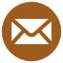 Email Brown Circle Round free icon for commercial use