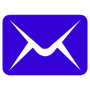 Email Dark Blue free icon for commercial use