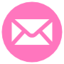 Email Pink Circle Round free icon for commercial use