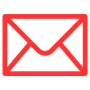 Email Red Outline free icon for commercial use
