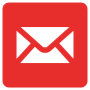 Email Red Square free icon for commercial use