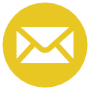 Email Yellow Circle Round free icon for commercial use