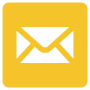 Email Yellow Square free icon for commercial use