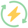 Energy Efficiency And Saving free icon for commercial use