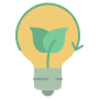 Energy Efficiency And Saving Lightbulb free icon for commercial use