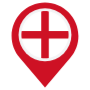 England Location Flag Pin free icon for commercial use