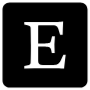 Etsy Logo Square Black icon
