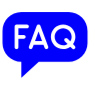 Faq Questions Naval Blue Speech Bubble icon