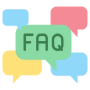 Faq Questions Speech Bubbles free icon for commercial use