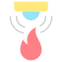 Fire Security Detector Sensor free icon for commercial use