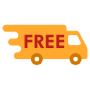 Free Delivery Shipping Truck Yellow free icon for commercial use