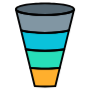 Funnel Chart free icon for commercial use