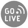 Go Live Gray Circle Round free icon for commercial use