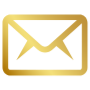 Golden Email Message Outline free icon for commercial use