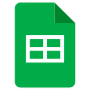 Google Sheets Green Logo free icon for commercial use