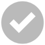 Gray Check Mark Circle Round free icon for commercial use