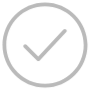 Gray Check Mark Circle Round Thin free icon for commercial use