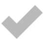 Gray Check Mark Thick Sign free icon for commercial use
