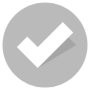 Gray Check Mark Tick free icon for commercial use