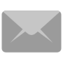 Gray Email Message free icon for commercial use