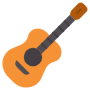Guitar Instrument Brown free icon for commercial use