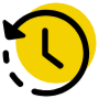 History Timer Clock Yellow Aesthetic free icon for commercial use