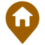 Home Location Placeholder Brown free icon for commercial use