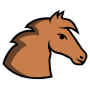 Horse Head Brown icon