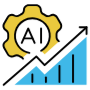 Artificial Intelligence Jobless Statistics free icon for commercial use