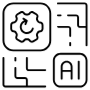 Artificial Intelligence Manufacturing Settings icon