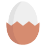 Boiled Egg Brown free icon for commercial use