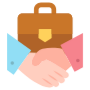 Business Cooperation Partner Hand Shake free icon for commercial use