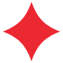 Cards Diamond Symbol Red icon