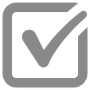 Check Box Tick Gray Outline free icon for commercial use