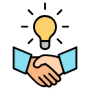 Consultation Services Collaboration Handshake free icon for commercial use