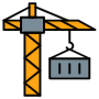 Crane Tower Container free icon for commercial use