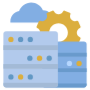 Data Center Cloud Server Management free icon for commercial use