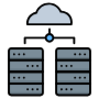 Data Center Cloud Storage free icon for commercial use