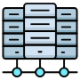 Data Center Server Network free icon for commercial use