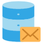 Email Hosting Data Server Storage free icon for commercial use