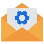 Email Setup Yellow free icon for commercial use