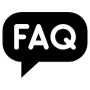 Faq Questions Black Speech Bubble free icon for commercial use